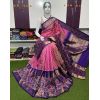 PSRGKBRS5F17FSDC04- Kanchi border Ikat silk saree