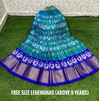 PSDHFSLG4V01SIDC52- Free Size Ikat Silk Lehenga