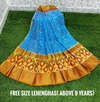 PSDHFSLG4V01SIDC55- Free Size Ikat Silk Lehenga