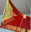 PSRGKBRS4V22FSCD07- Kanchi border Ikat silk saree