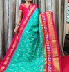 PGMRIDSS4S29BBDC27- Ikat silk saree