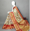 PGMRFTHS4S30NTCD12- Full tissue Ikat silk saree