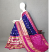 PGMRIDSS4S17TFCD38- Ikat silk saree