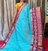 PGMRIDSS4S29BBDC26- Ikat silk saree