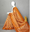 PRKSILWS4O05SZDC11- light weight Ikat silk saree