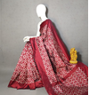 PRKSILWS4S24SZDC34- light weight Ikat silk saree