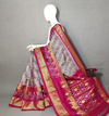 PGMRIDSS4S29BBDC48- Ikat silk saree