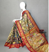 PGMRFTHS4S30NTCD05- Full tissue Ikat silk saree