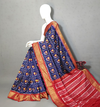 PGMRIDSS4O08BBCD02- Ikat silk saree