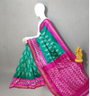 PRKSILWS4V27XEDC03- light weight Ikat silk saree