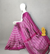 PRKSILWS4O05SZDC08- light weight Ikat silk saree