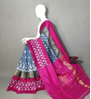 PGMRIDSS4S17TFCD39- Ikat silk saree