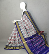 PGMRIDSS4O01BICC06- Ikat silk saree