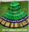 PSDHFSLG4V01SIDC54- Free Size Ikat Silk Lehenga