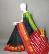 PRKSILWS4V27XEDC29- light weight Ikat silk saree