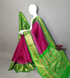 PGMRIDSS4D04BXDC01- Ikat silk saree