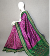 PRKSILWS4D10SZDC05- light weight Ikat silk saree