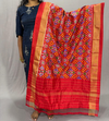 PSSIISDP4D18ECCD22- Ikat silk dupatta