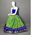 PRIHFSLG4D25SZCD24- Free Size Ikat Silk Lehenga