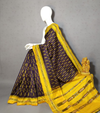 PRKSILWS4O05SICC13- light weight Ikat silk saree