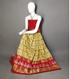 PRIHFSLG4V11SZDC05- Free Size Ikat Silk Lehenga