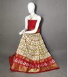 PRIHFSLG4V11SZDC24- Free Size Ikat Silk Lehenga