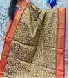 PSPHFTHS4D04CSCD09- Full tissue Ikat silk saree