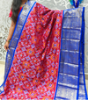 PSPHKBRS4V09FSDC08- Kanchi border Ikat silk saree