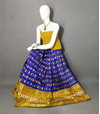 PRIHFSLG4D25SZCD21- Free Size Ikat Silk Lehenga