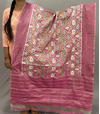 PSSIISDP4D29ECDC35- Ikat silk dupatta