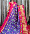 PGMRIDSS4S29BBDC25- Ikat silk saree