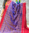 PSVHIDSS4V12BTCD06- Ikat silk saree