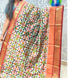 PSPHIDSS4V22NXDC06- Ikat silk saree