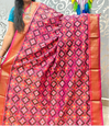 PSPHIDSS4V22NXDC10- Ikat silk saree