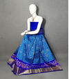 PRIHFSLG5J08SZCC06- Free Size Ikat Silk Lehenga