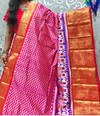 PSPHKBRS4V09FSDC09- Kanchi border Ikat silk saree