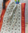 PSVHIDSS4V12BTCD08- Ikat silk saree