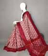 PRKSILWS4S24SZDC37- light weight Ikat silk saree