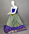 PRIHFSLG4V11SZDC25- Free Size Ikat Silk Lehenga