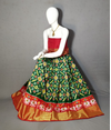 PRIHFSLG4V11SZDC28- Free Size Ikat Silk Lehenga