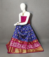 PRIHFSLG5J08SZCC03- Free Size Ikat Silk Lehenga