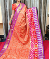 PGMRIDSS4S29BBDC30- Ikat silk saree