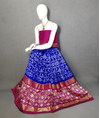 PRIHFSLG4V11SZDC06- Free Size Ikat Silk Lehenga