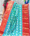 PSPHKBRS4V09FSDC15- Kanchi border Ikat silk saree