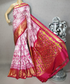 PRIHIDSS4O07NCDD12- Ikat silk saree