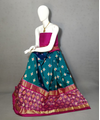 PRIHFSLG4V11SZDC17- Free Size Ikat Silk Lehenga