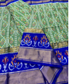 PSDHIDSS4S25NZDD12- Ikat silk saree