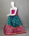 PRIHFSLG4D25SZCD38- Free Size Ikat Silk Lehenga