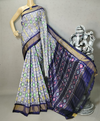 PRIHIDSS4D30BSCD28- Ikat silk saree