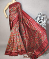 PGMRIDSS4G08BDCD34- Ikat silk saree